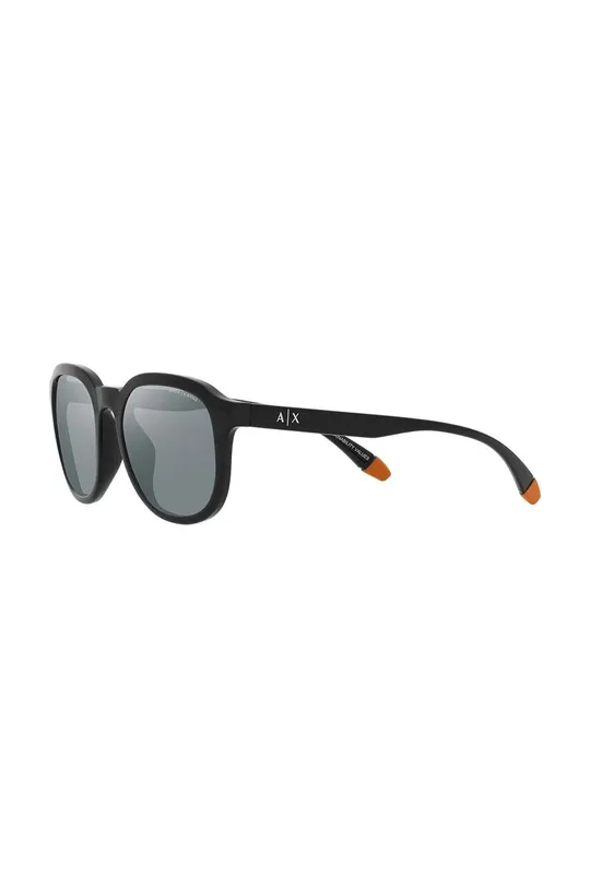 czarny Armani Exchange okulary przeciwsłoneczne