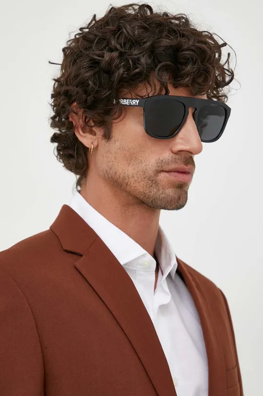 negru Burberry ochelari de soare De bărbați