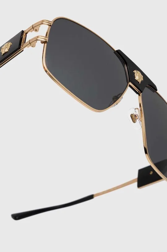 złoty Versace okulary przeciwsłoneczne