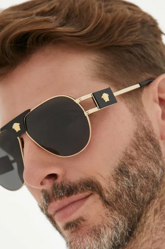 zlatna Sunčane naočale Versace Muški