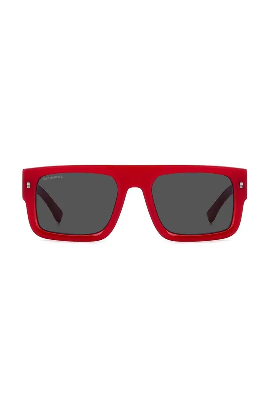 czerwony DSQUARED2 okulary przeciwsłoneczne