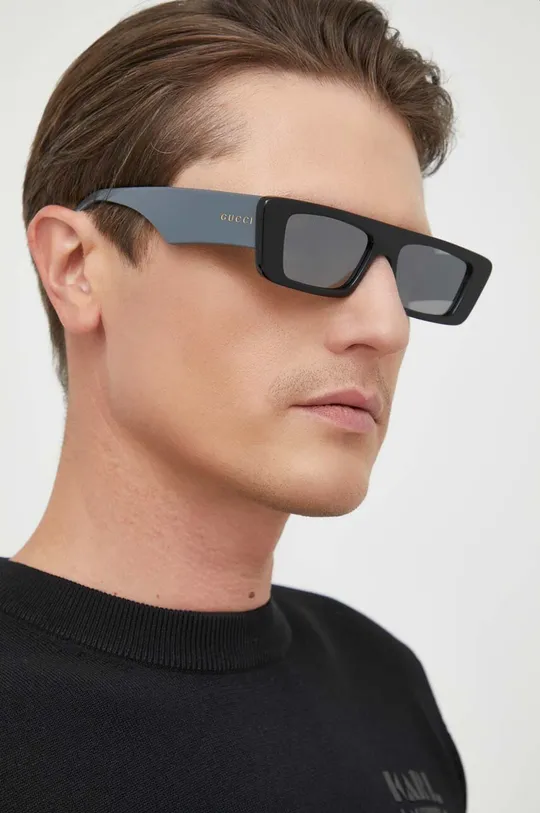 szary Gucci okulary przeciwsłoneczne GG1331S Męski