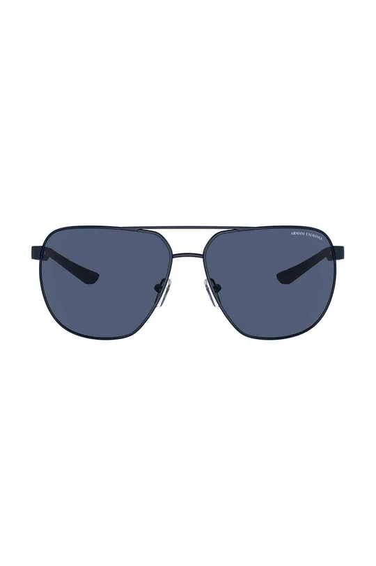 Armani Exchange okulary przeciwsłoneczne granatowy