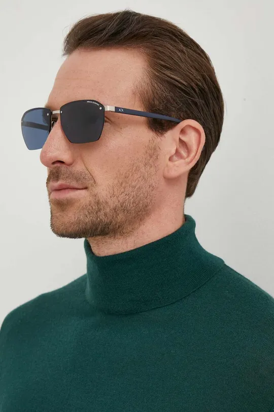 темно-синій Сонцезахисні окуляри Armani Exchange Чоловічий