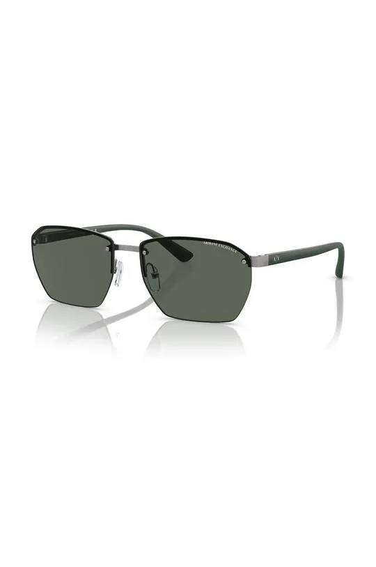 Slnečné okuliare Armani Exchange zelená