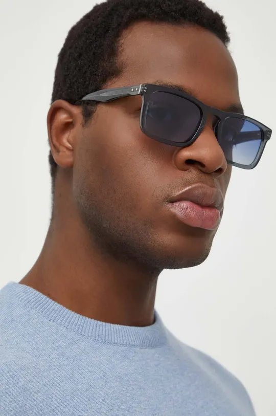 szary Tommy Hilfiger okulary przeciwsłoneczne Męski