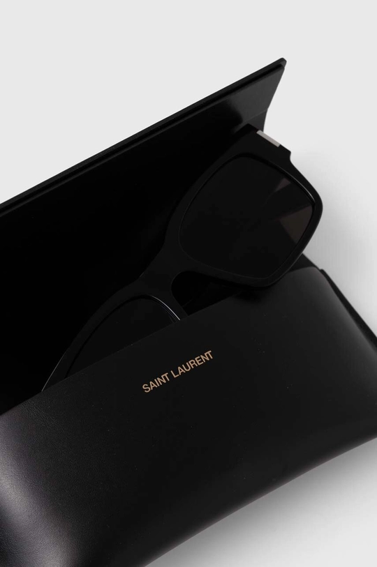 czarny Saint Laurent okulary przeciwsłoneczne