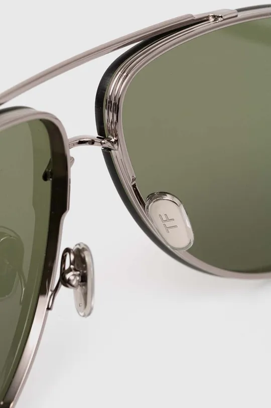 srebrny Tom Ford okulary przeciwsłoneczne