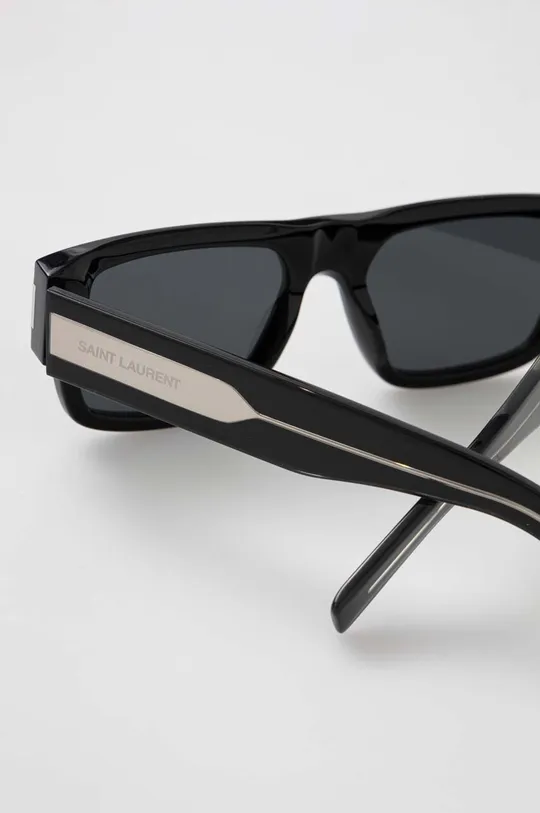 czarny Saint Laurent okulary przeciwsłoneczne