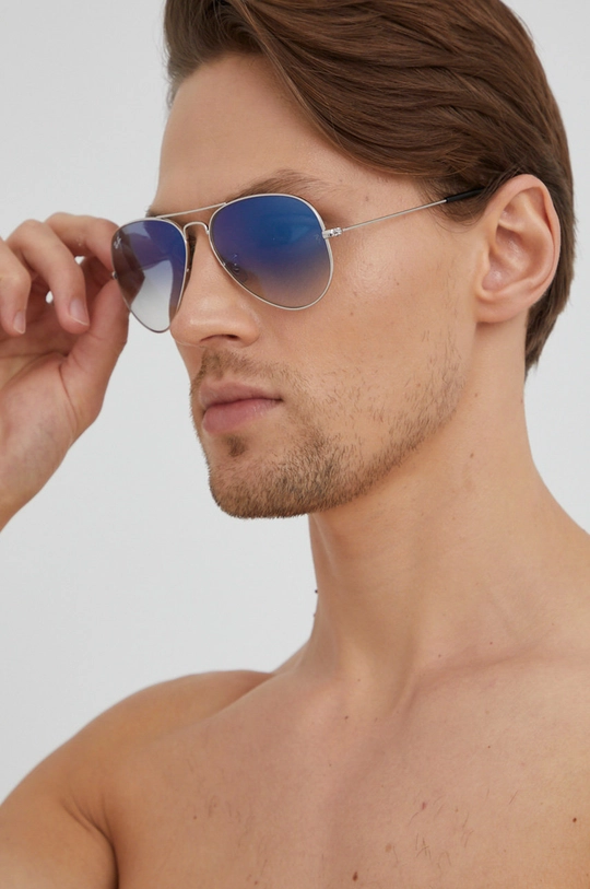 Ray-Ban – Okulary AVIATOR LARGE METAL Metal, Szkło