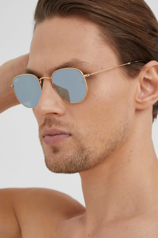 Ray-Ban – Okulary HEXAGONAL Metal, Szkło