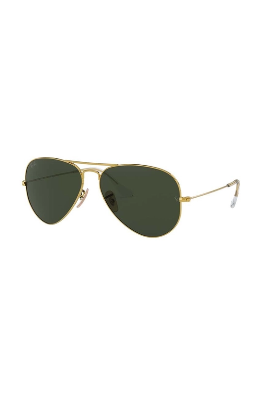 czarny Ray-Ban okulary AVIATOR LARGE METAL Unisex