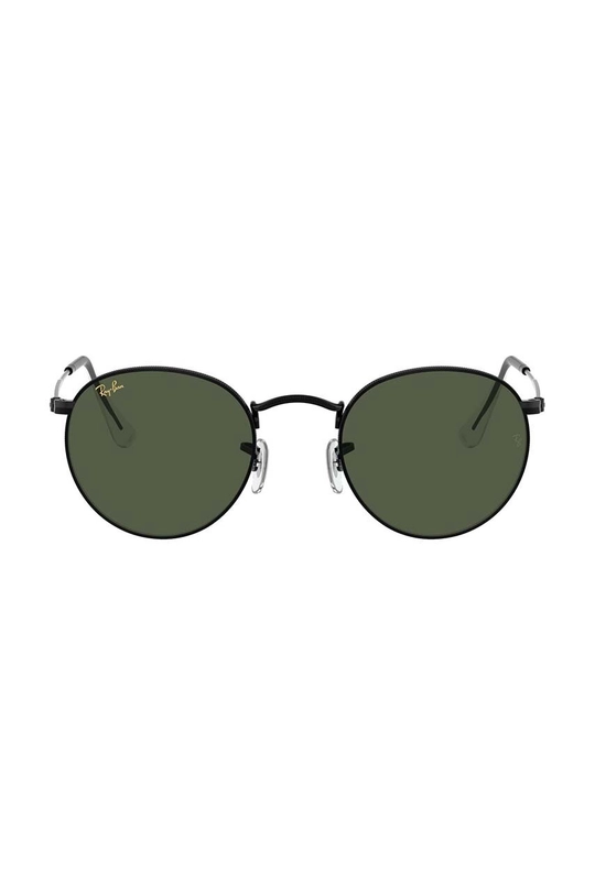 Ray-Ban okulary ROUND METAL czarny