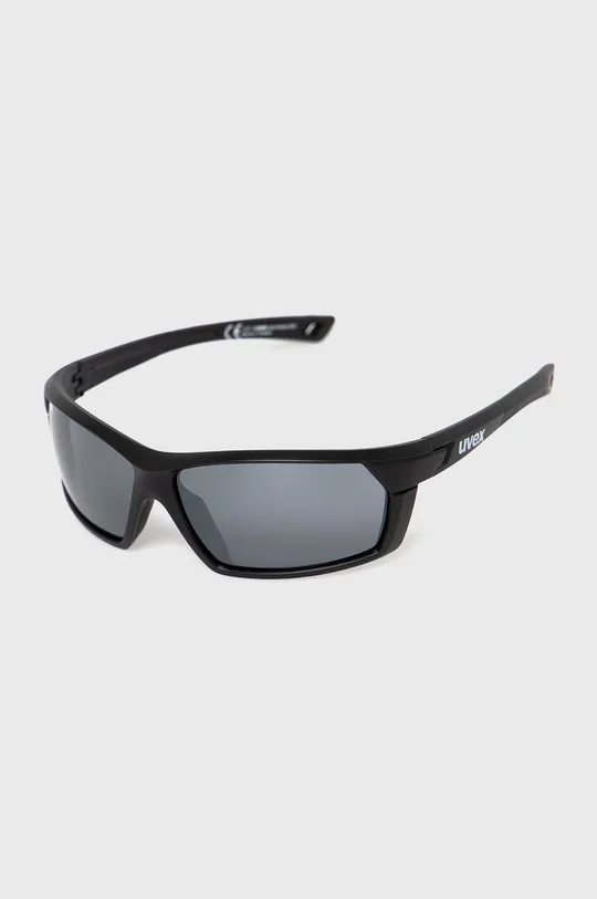 czarny Uvex Okulary przeciwsłoneczne Sportstyle 225 Unisex