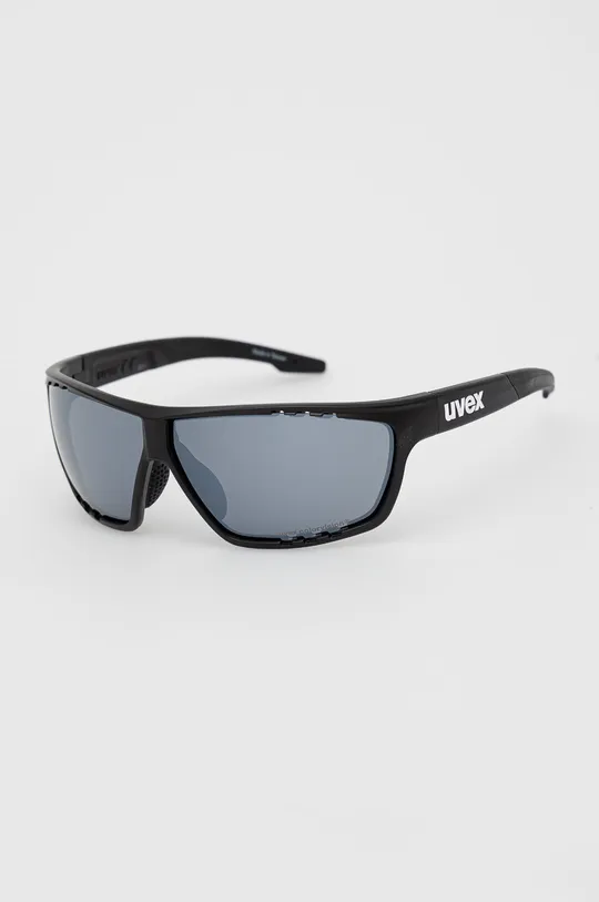 czarny Uvex okulary przeciwsłoneczne Sportstyle 706 CV Unisex