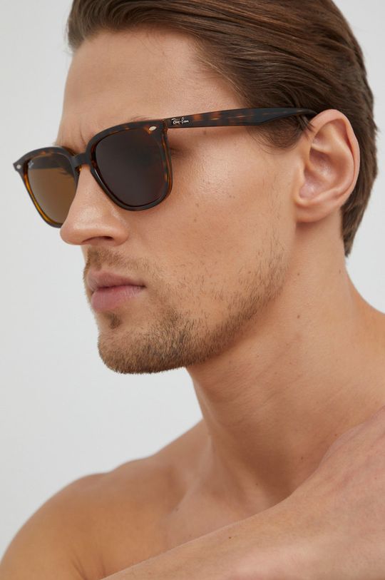 brązowy Ray-Ban Okulary przeciwsłoneczne Unisex