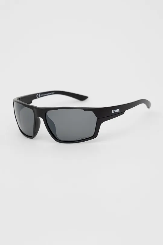 czarny Uvex okulary przeciwsłoneczne Sportstyle 233 P Unisex
