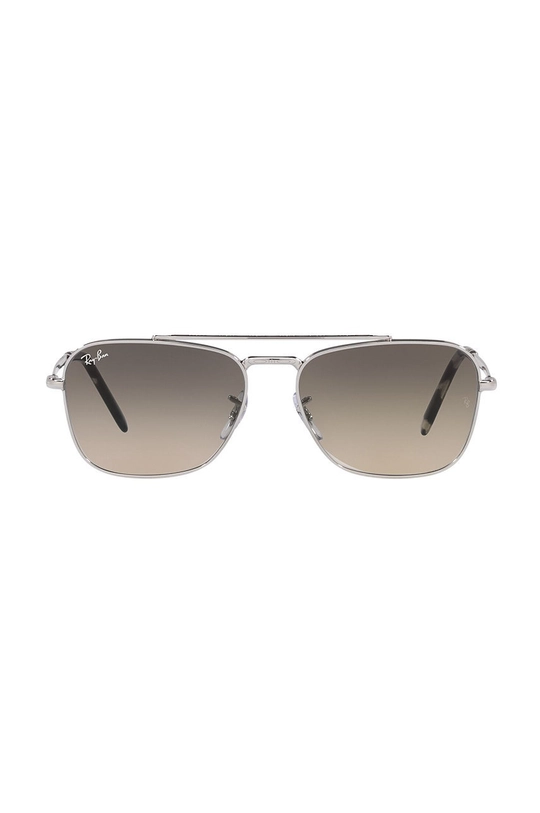 srebrny Ray-Ban okulary przeciwsłoneczne NEW CARAVAN Unisex