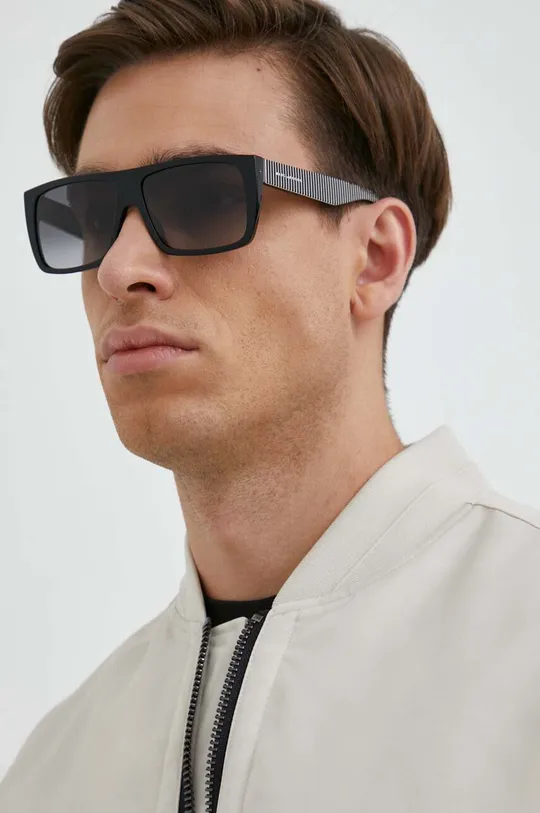 czarny Marc Jacobs okulary przeciwsłoneczne Unisex