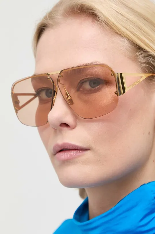 Солнцезащитные очки Bottega Veneta  Металл