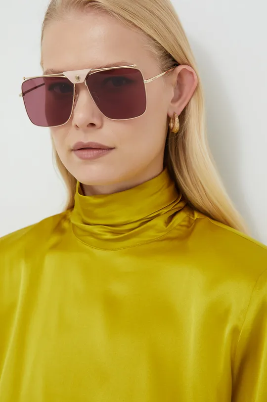 Alexander McQueen okulary przeciwsłoneczne Metal