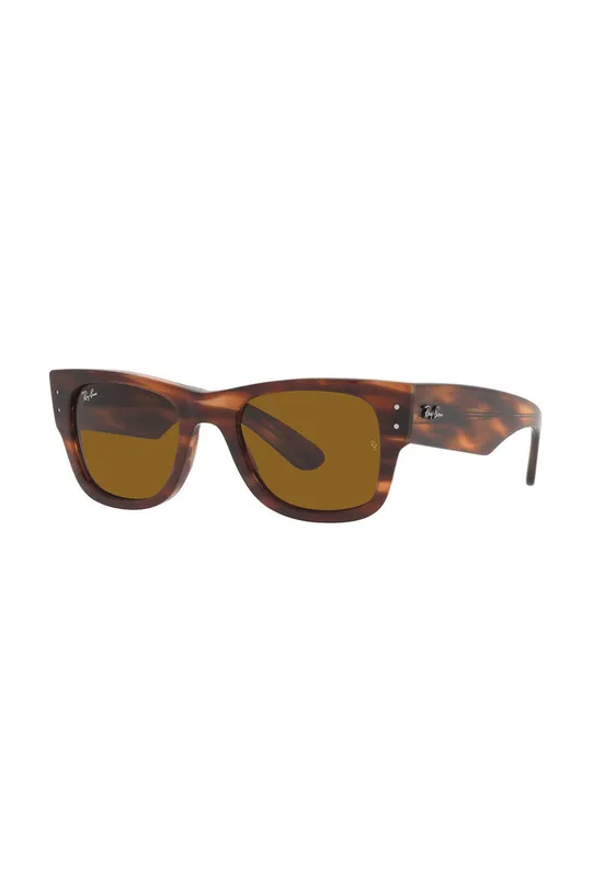 brązowy Ray-Ban okulary przeciwsłoneczne MEGA WAYFARER Unisex