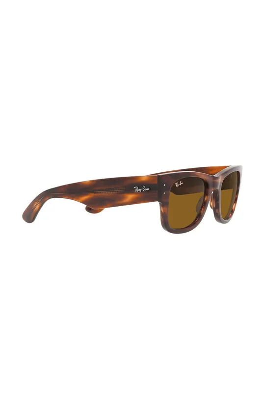 brązowy Ray-Ban okulary przeciwsłoneczne MEGA WAYFARER