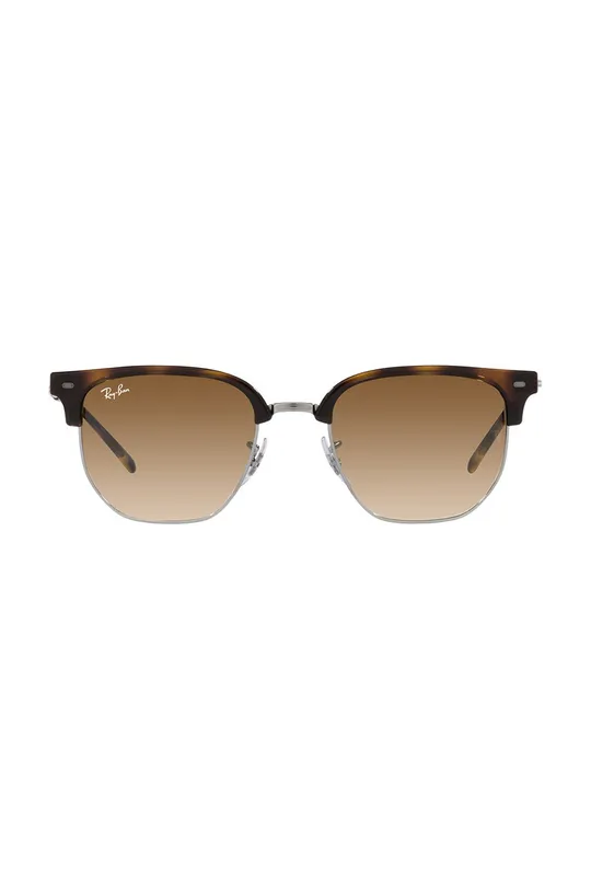 Ray-Ban okulary przeciwsłoneczne NEW CLUBMASTER brązowy