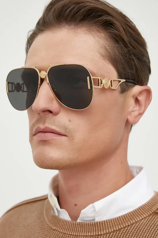 Versace occhiali da sole oro