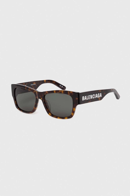 brązowy Balenciaga okulary przeciwsłoneczne Unisex