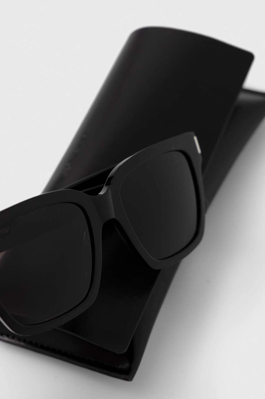 czarny Saint Laurent okulary przeciwsłoneczne