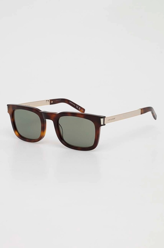 brązowy Saint Laurent okulary przeciwsłoneczne Unisex