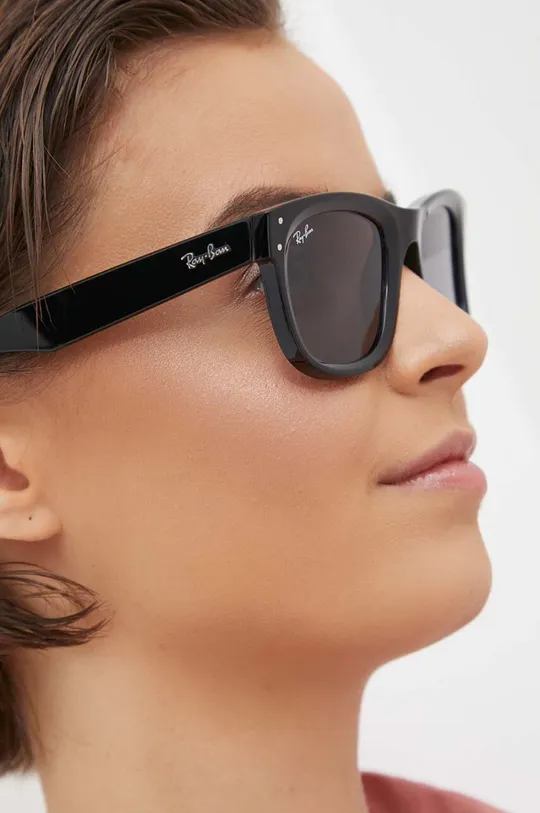 black Ray-Ban sunglasses