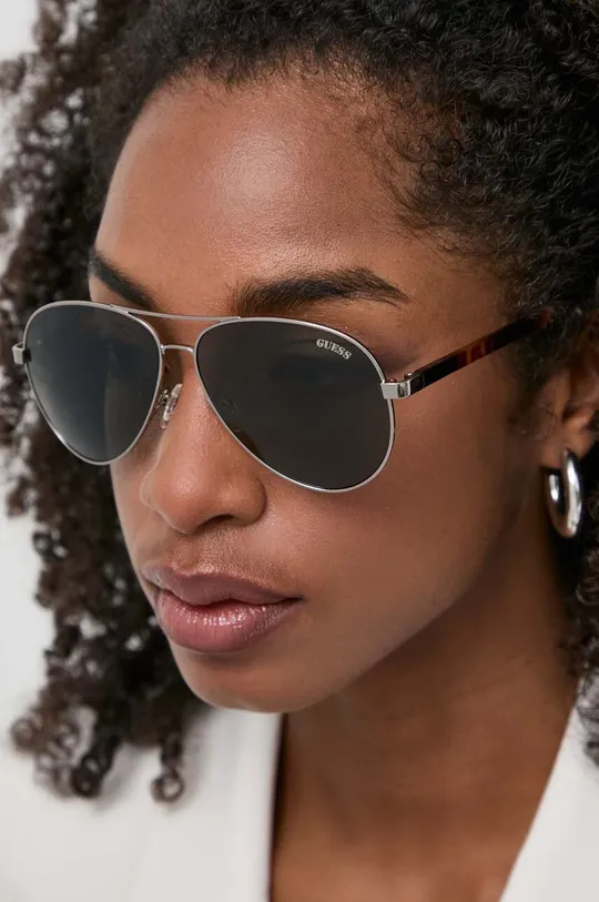 Guess okulary przeciwsłoneczne Metal, Tworzywo sztuczne