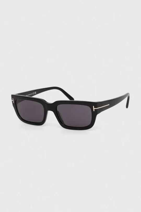 czarny Tom Ford okulary przeciwsłoneczne Unisex