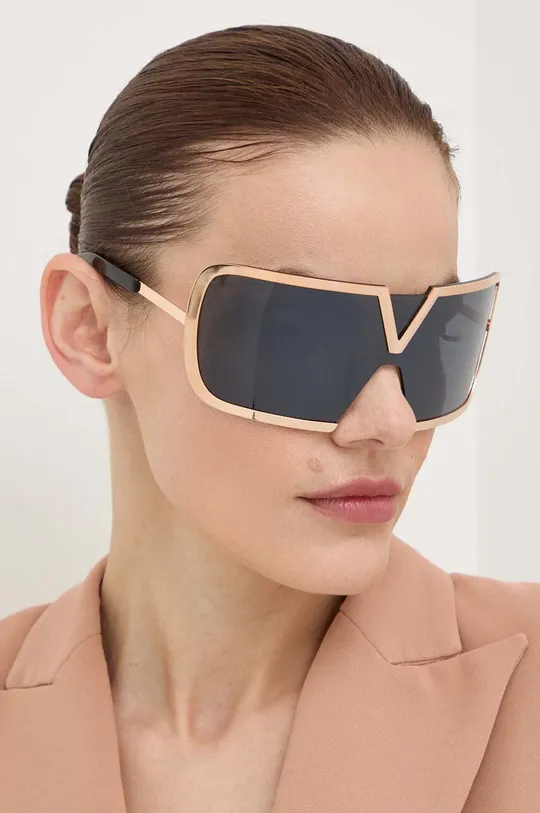 złoty Valentino okulary przeciwsłoneczne V - ROMASK