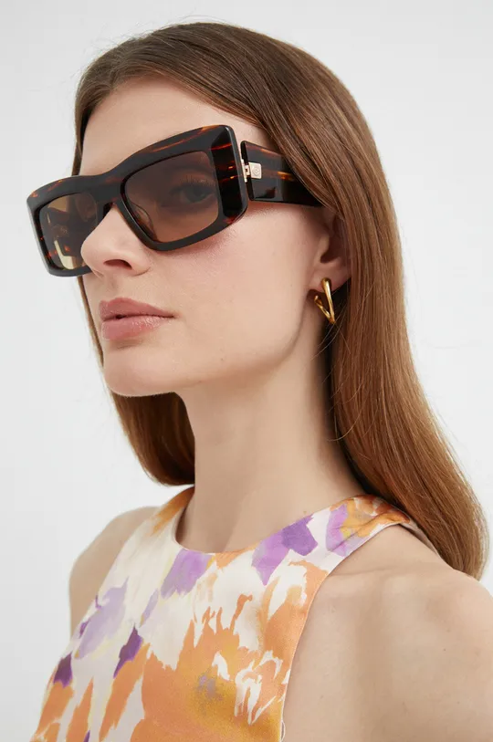 Balmain okulary przeciwsłoneczne ENVIE brązowy