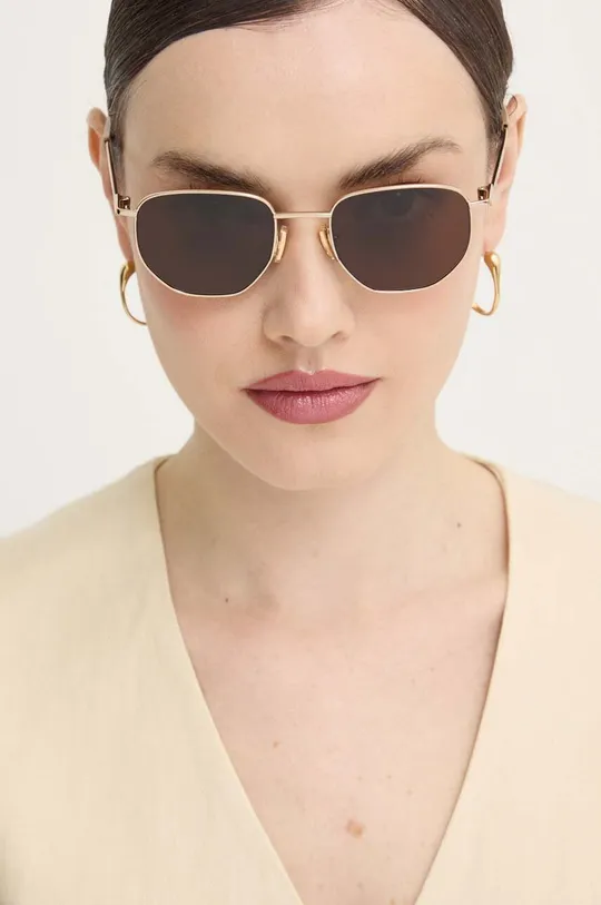 Γυαλιά ηλίου Bottega Veneta Μέταλλο, Πλαστική ύλη