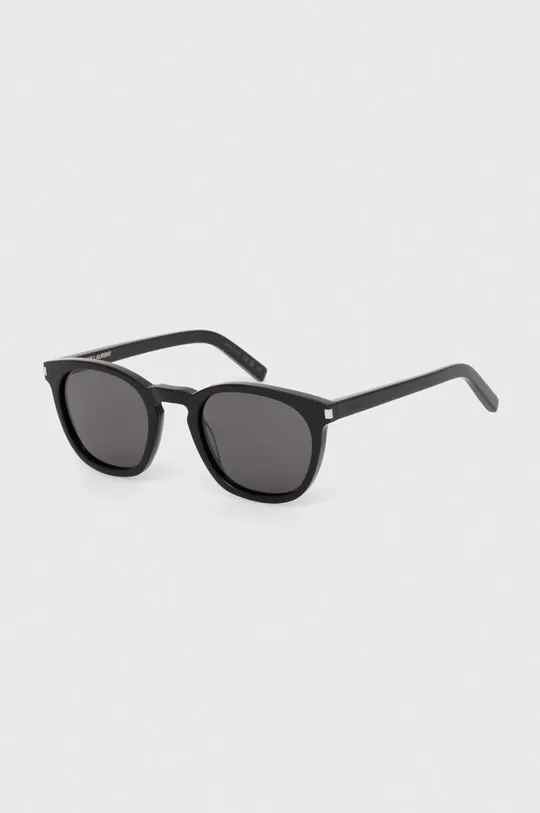 czarny Saint Laurent okulary przeciwsłoneczne Unisex
