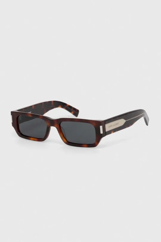 brązowy Saint Laurent okulary przeciwsłoneczne Unisex