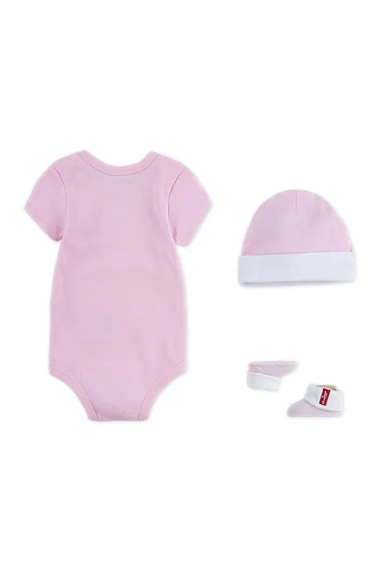 Комплект для немовлят Levi's рожевий