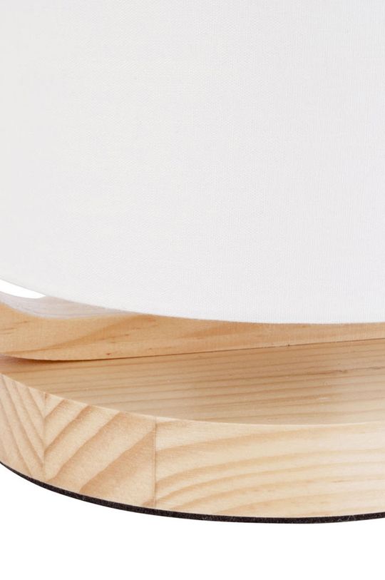 Leitmotiv lampa stołowa Materiał tekstylny, drewno sosnowe