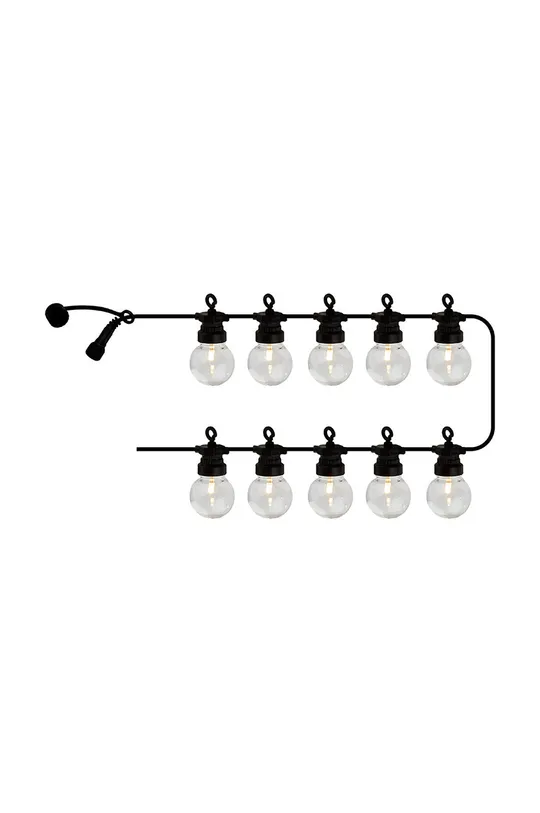 czarny Sirius girlanda LED Lucas Start set, 10 LED 3 m Unisex