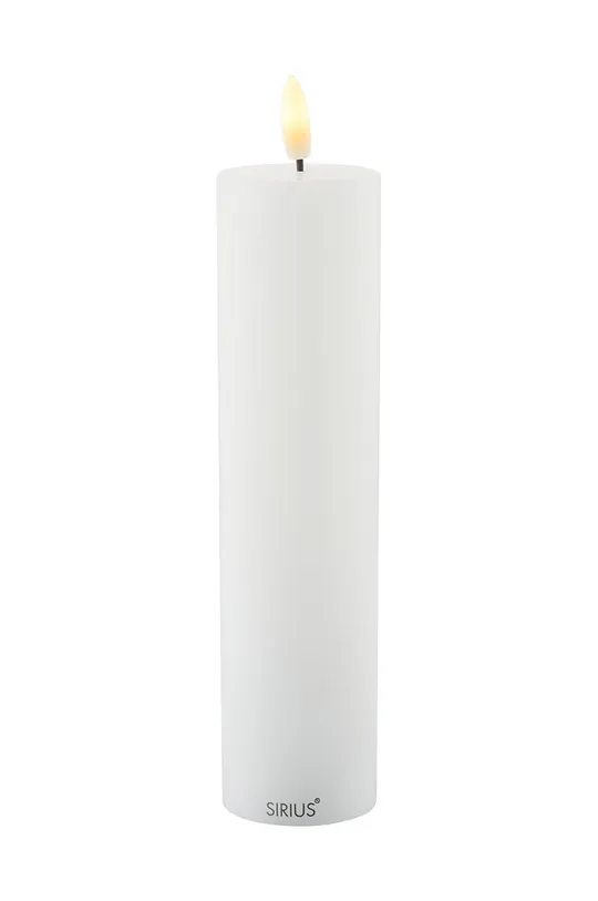 λευκό Sirius Κερί LED Sille Rechargeable 20 cm Unisex