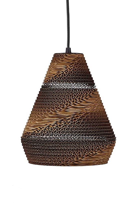 brązowy Villa Collection lampa wisząca Alk Cardboard Unisex