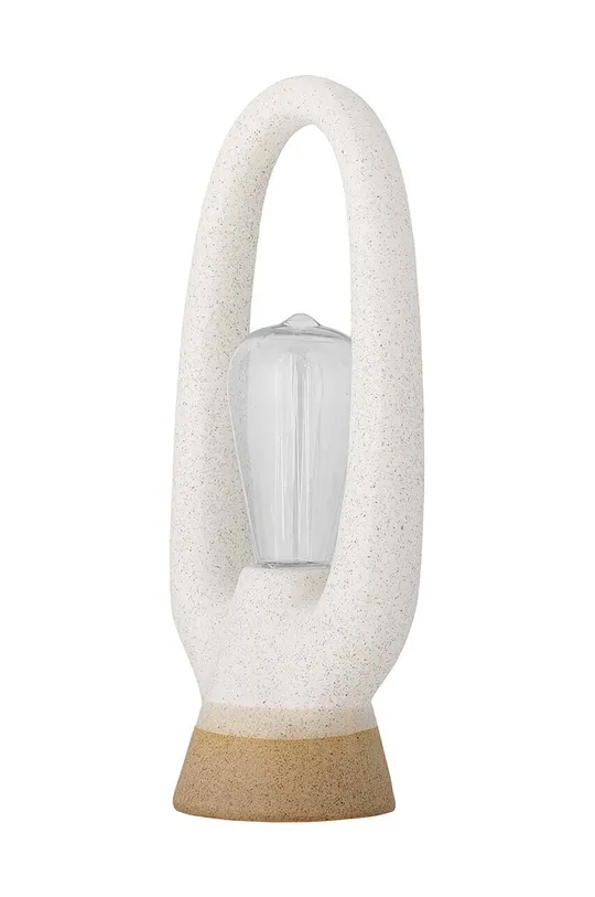 Bloomingville lampa stołowa led biały