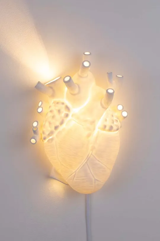 biela Stolná lampa Seletti Heart Lamp
