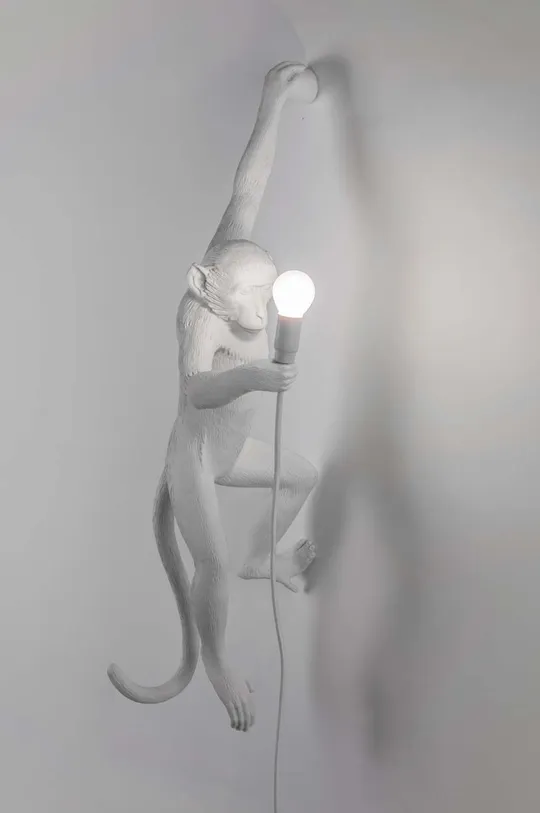 Seletti lampa ścienna The Monkey Lamp Hanging żywica termoplastyczna