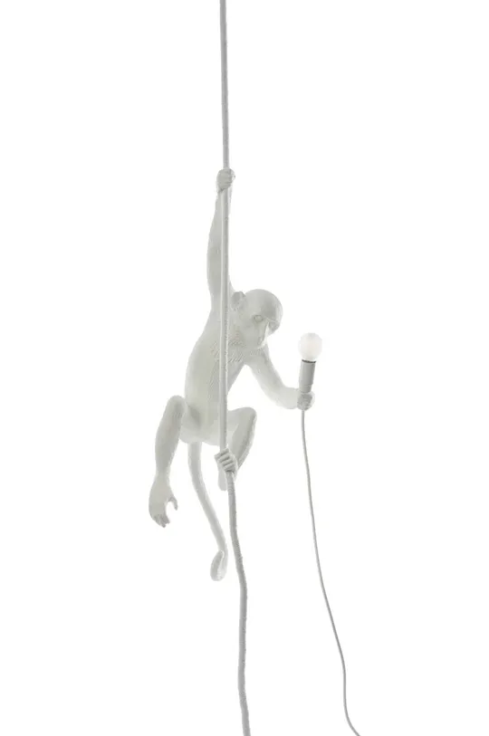 bijela Visilica Seletti The Monkey Lamp Ceiling Unisex