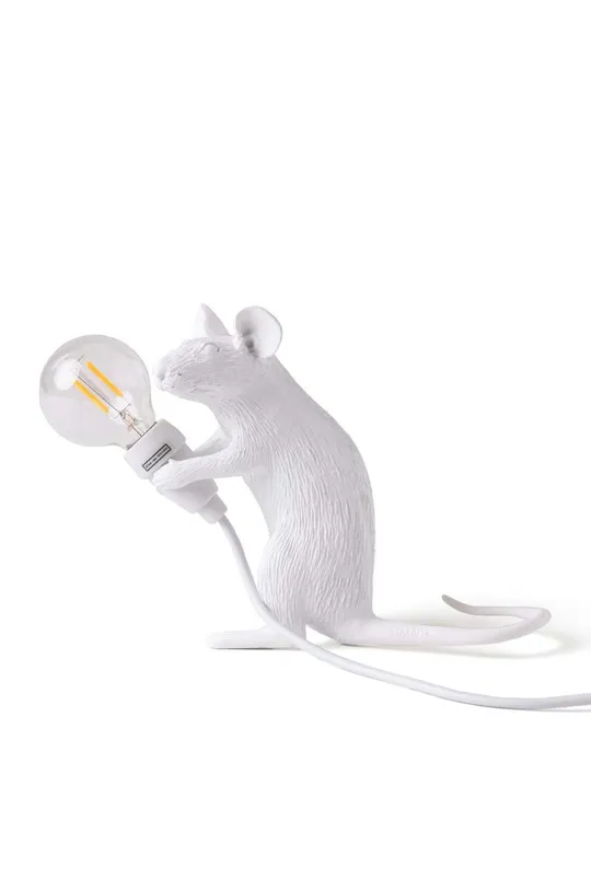 Seletti lampa stołowa Mouse Mac biały